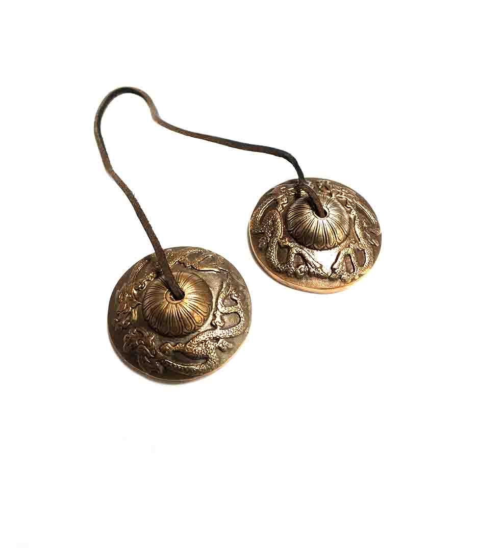 Tibetan Tinza Cymbals Large pair